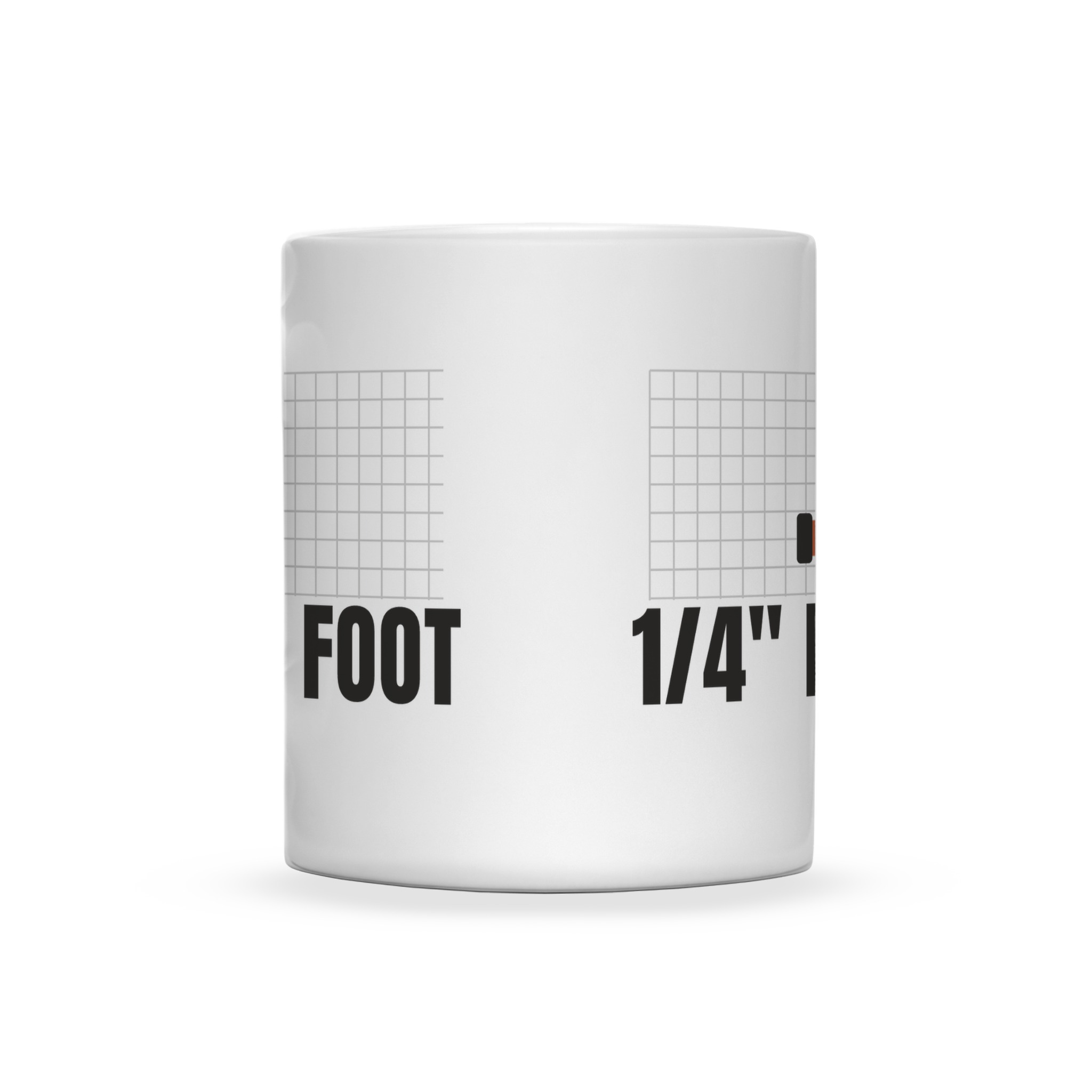 1/4" Per Foot Mug — front
