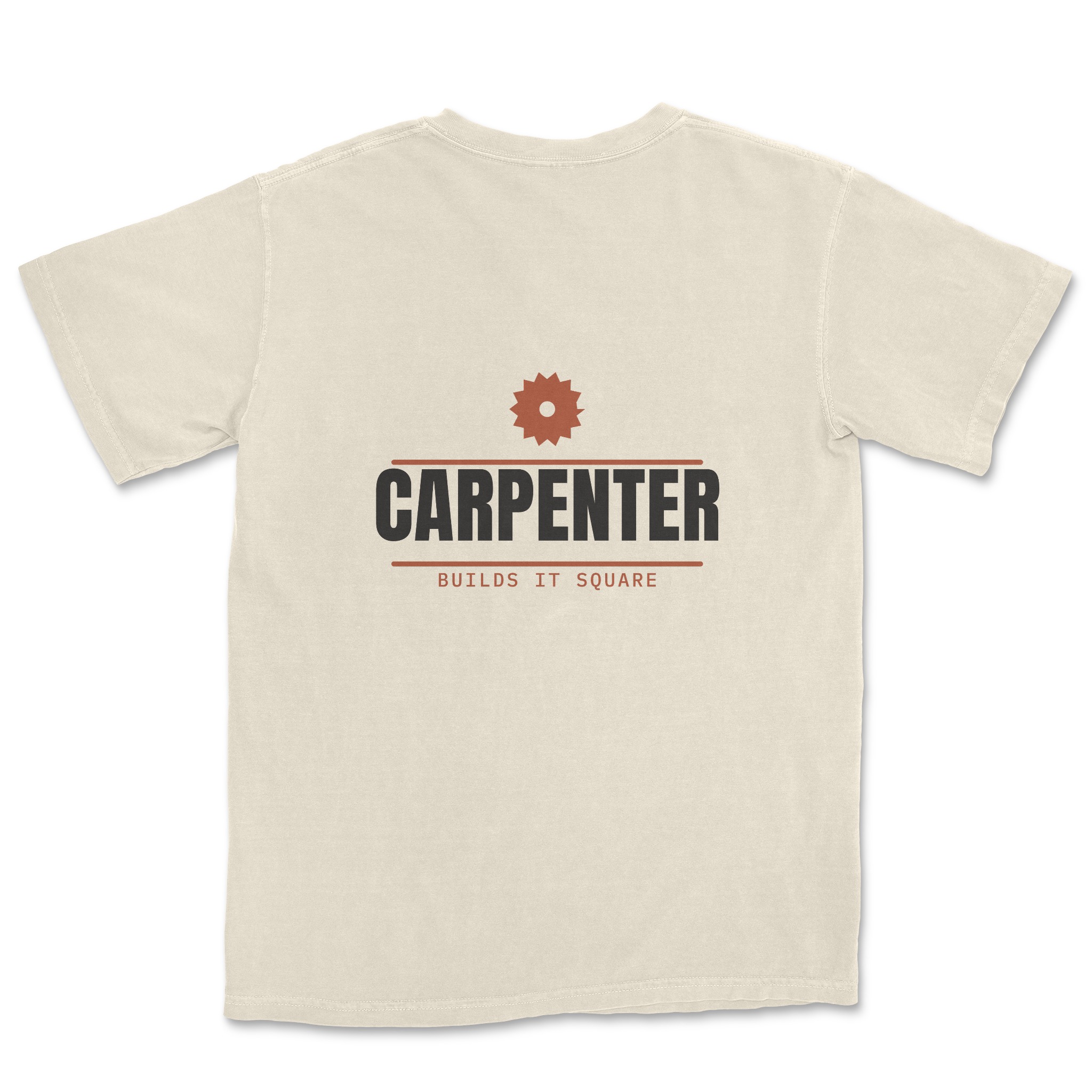 Carpenter Tee — Dreamship production preview