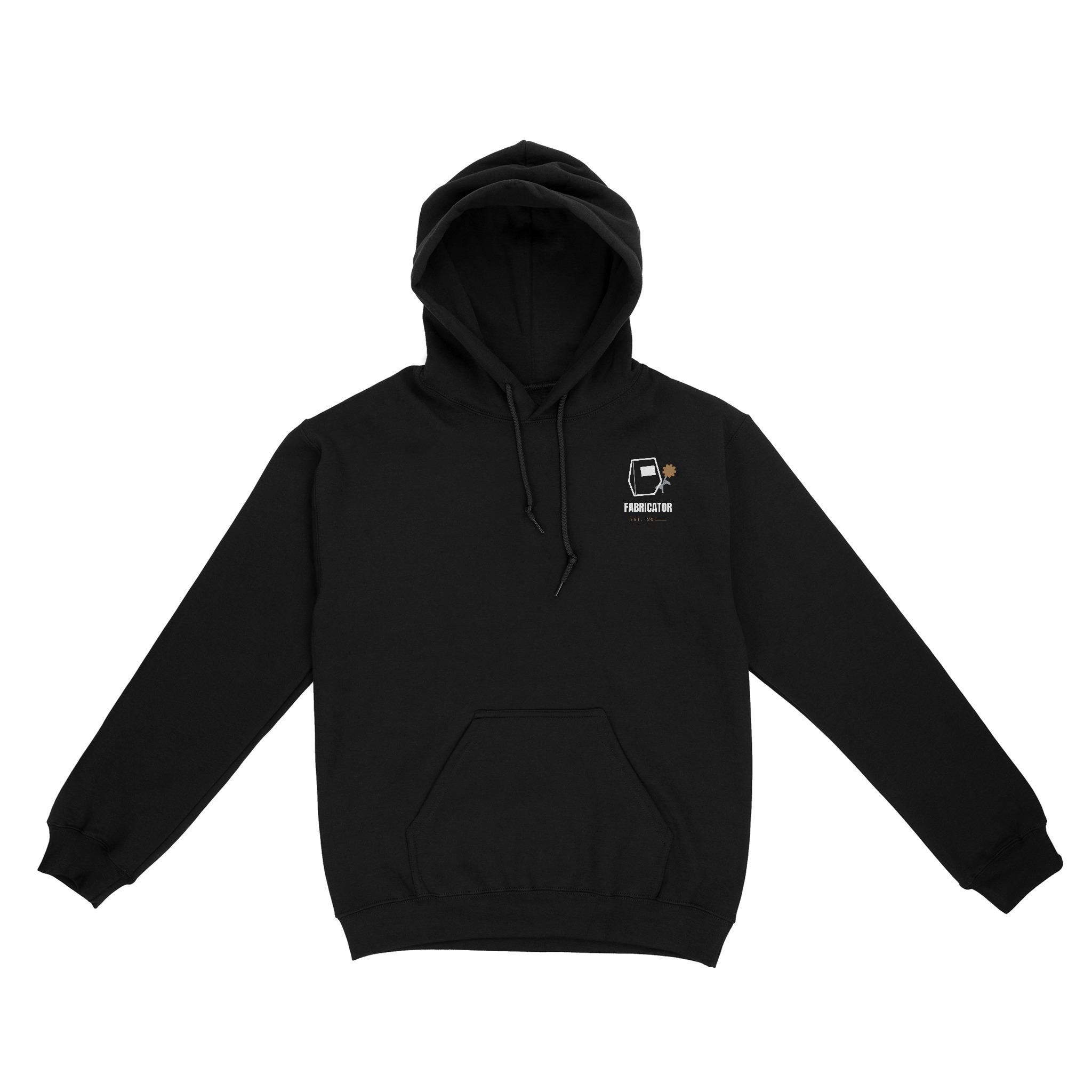 Fabricator Embroidered Hoodie — Dreamship production preview