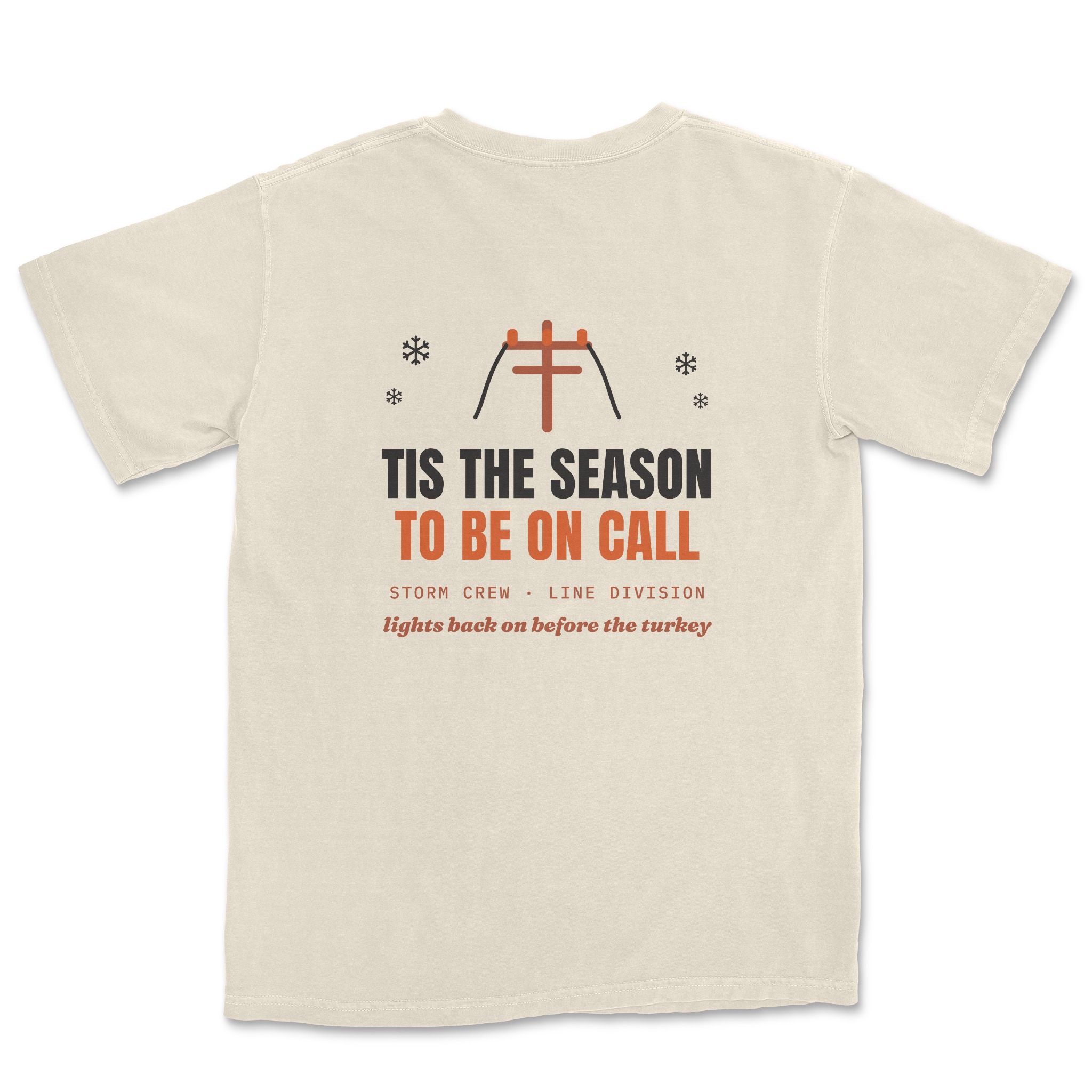 Tis The Season To Be On Call Tee — back