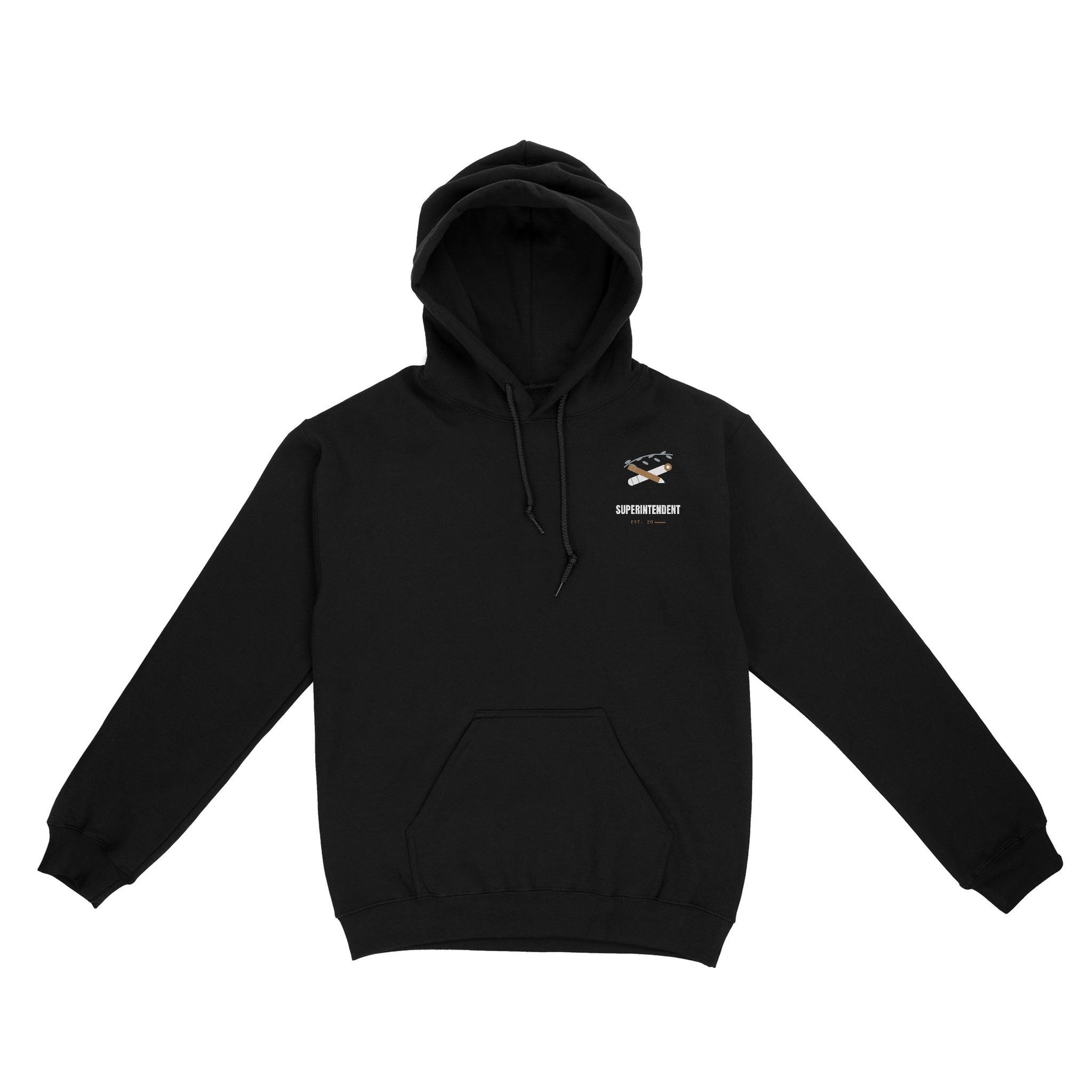 Superintendent Embroidered Hoodie — Dreamship production preview