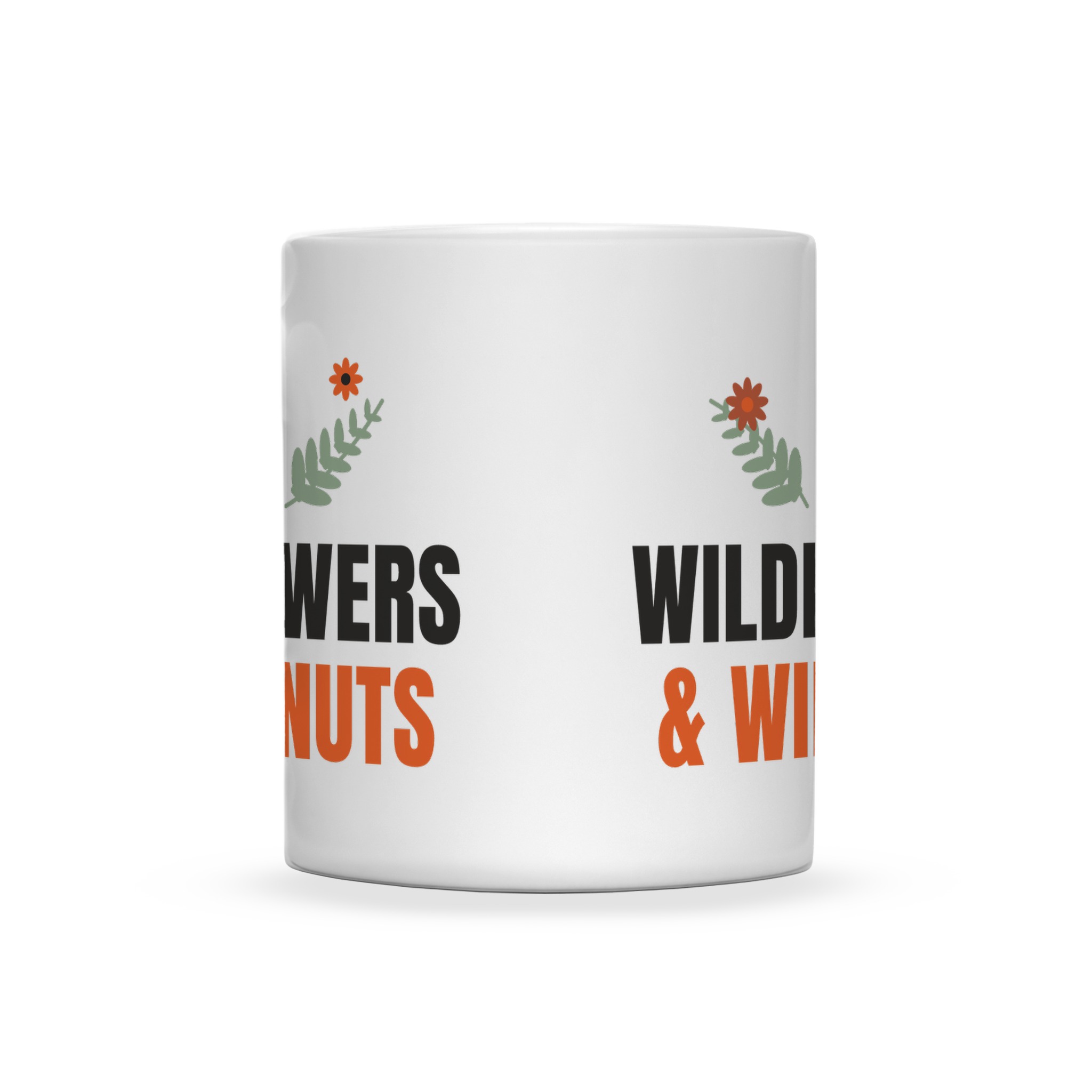 Wildflowers & Wire Nuts Mug — Dreamship production preview