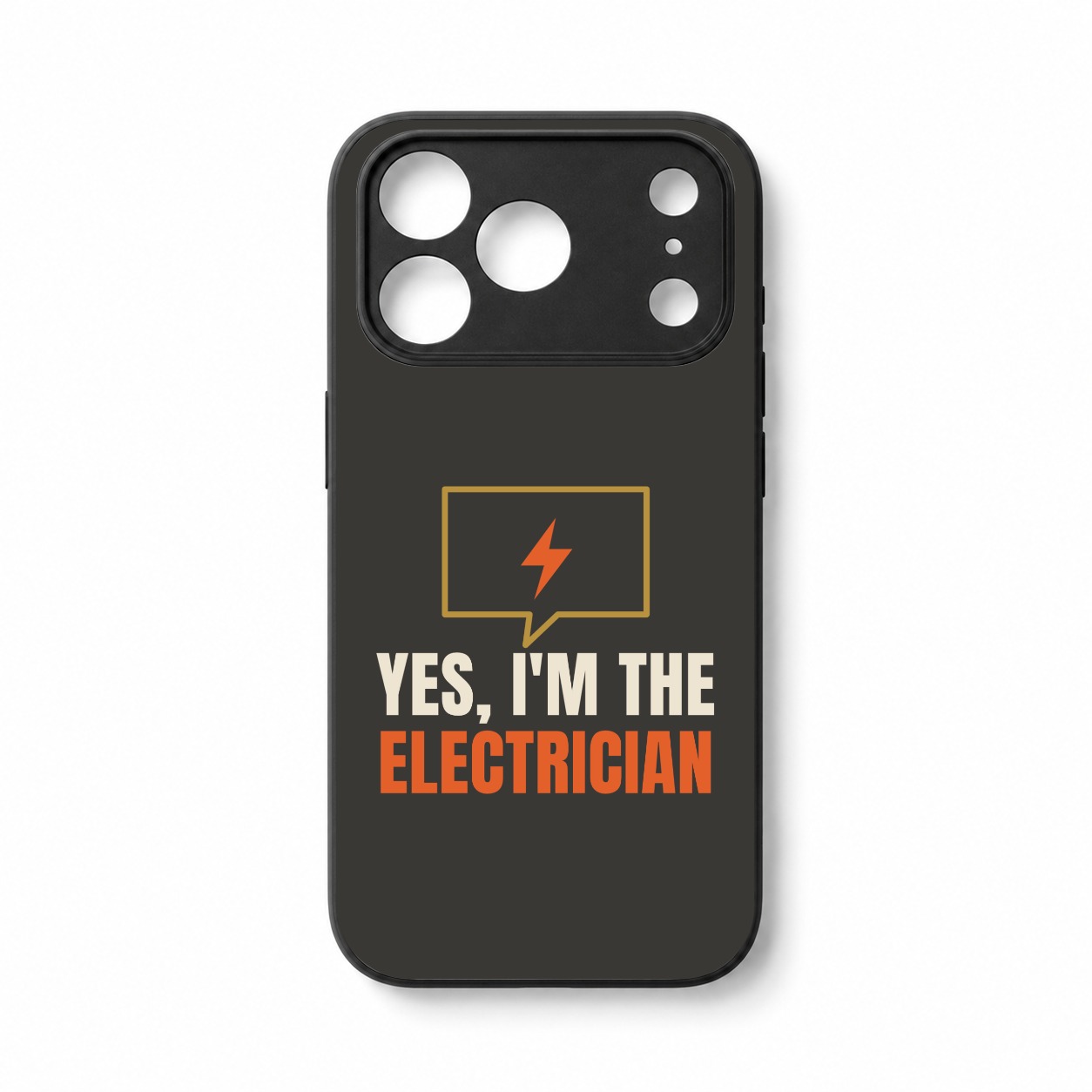 Yes, I'm The Electrician iPhone Case — Dreamship production preview