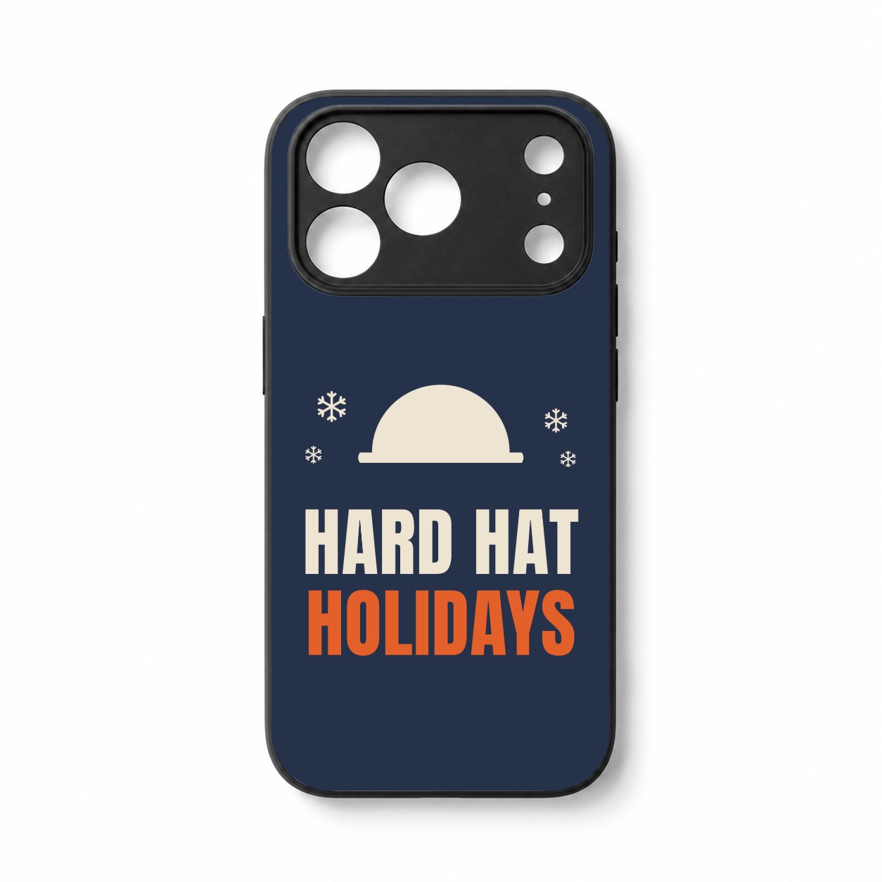 Hard Hat Holidays iPhone Case — Dreamship production preview