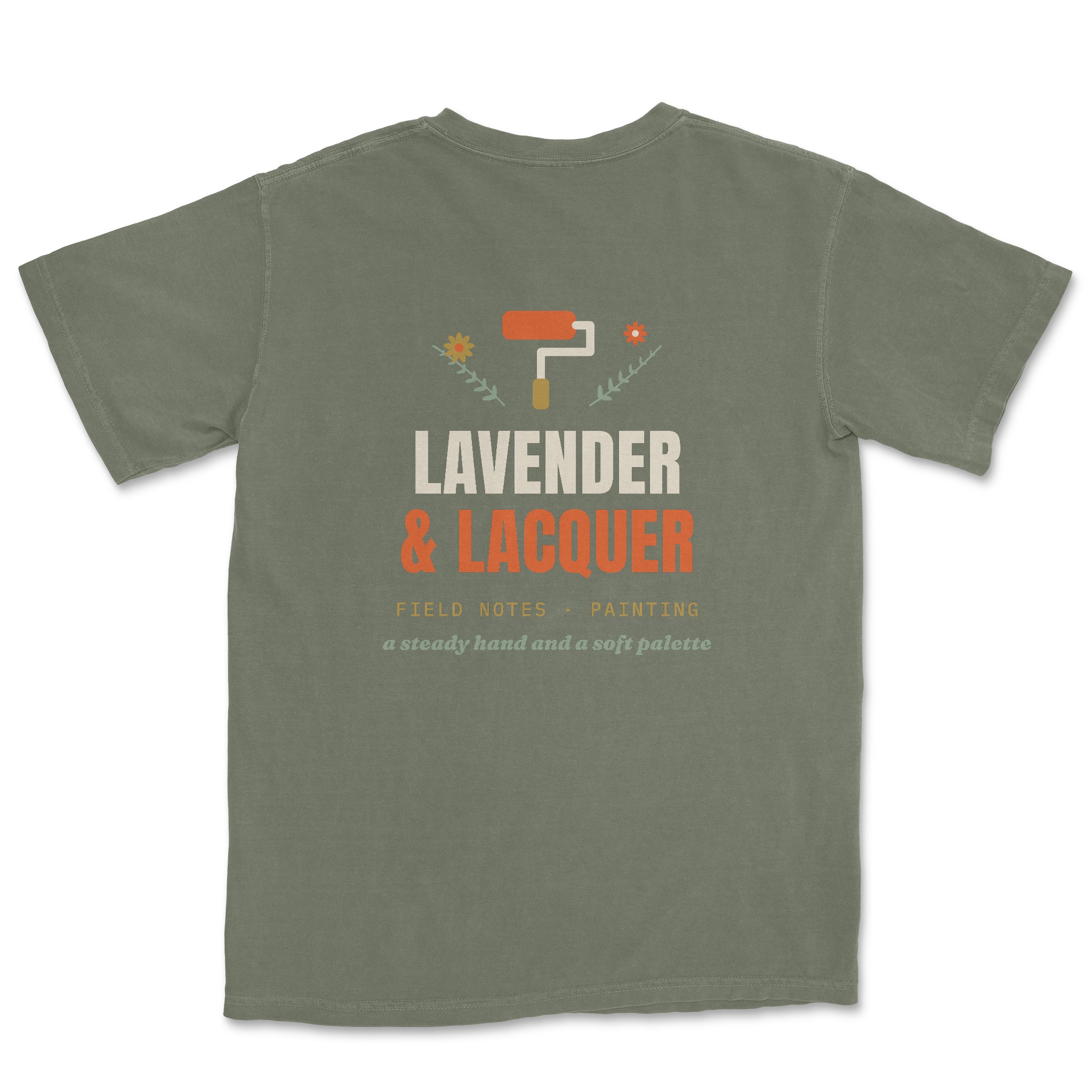 Lavender & Lacquer Tee — back