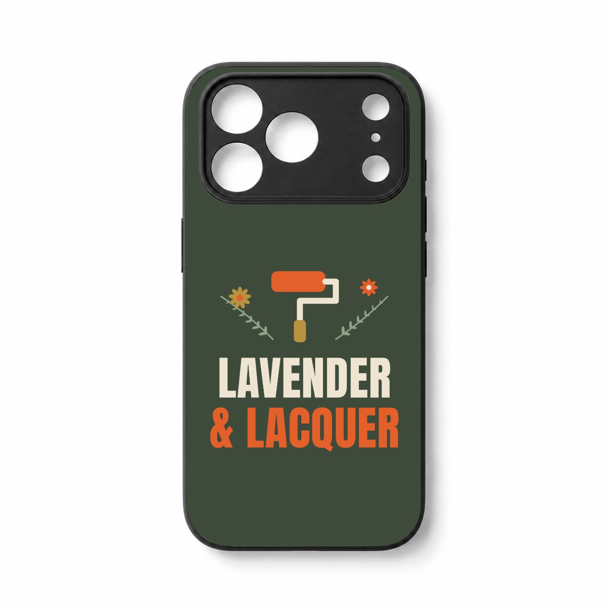 Lavender & Lacquer iPhone Case — front