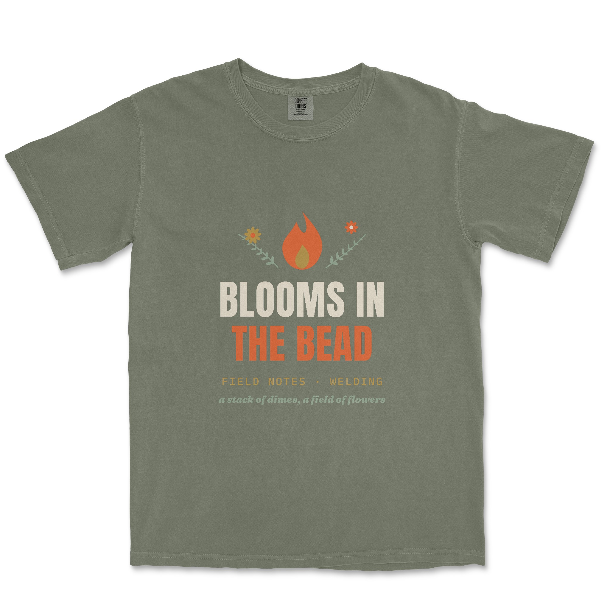 Blooms In The Bead Tee — front