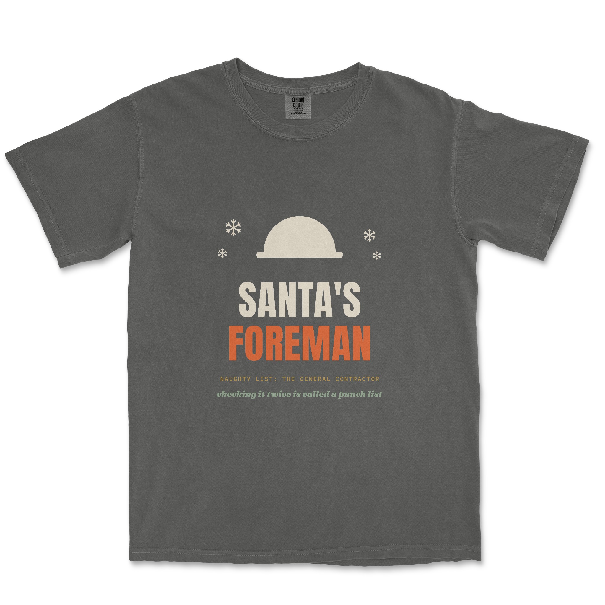 Santa's Foreman Tee — front