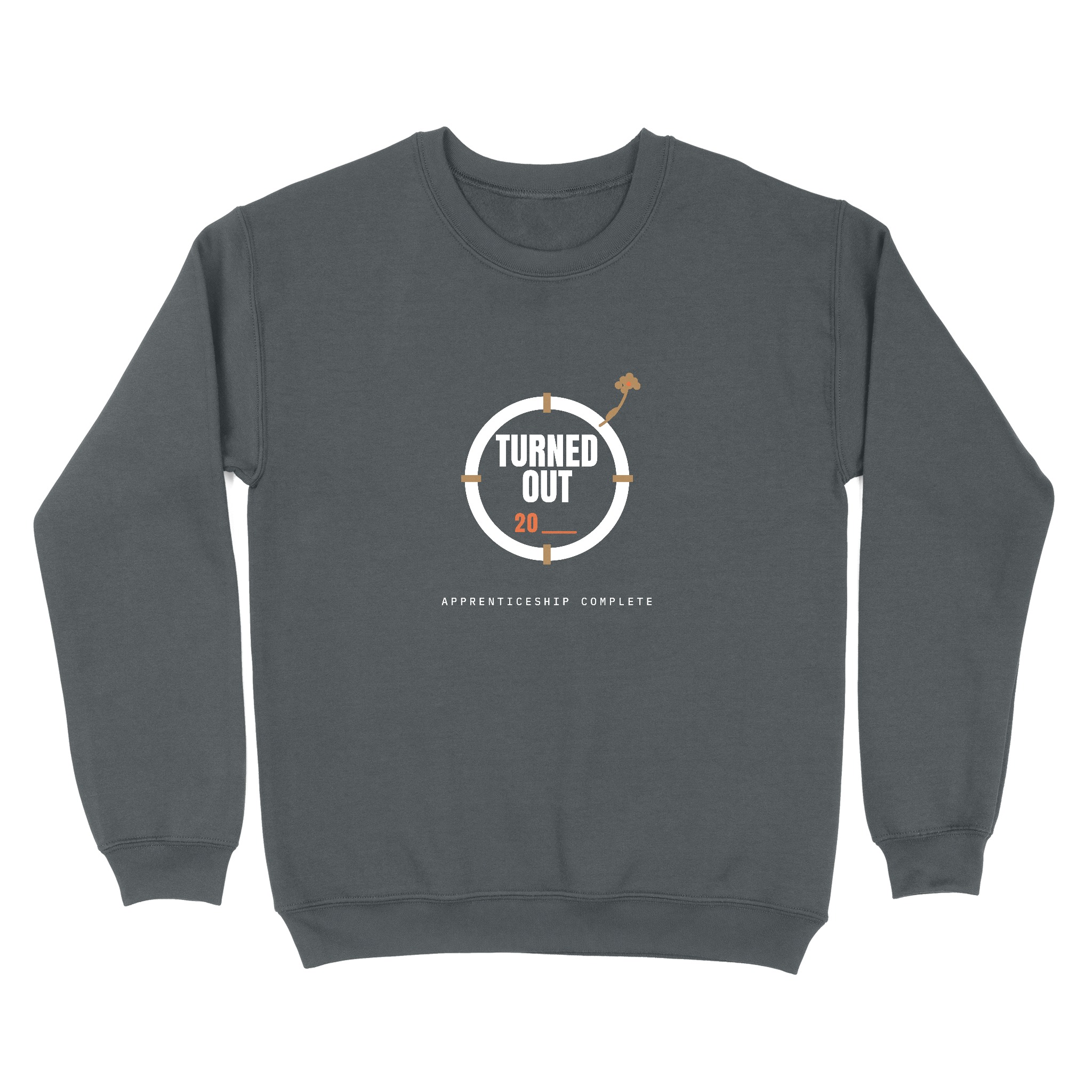 Turned Out Embroidered Crewneck — Dreamship production preview