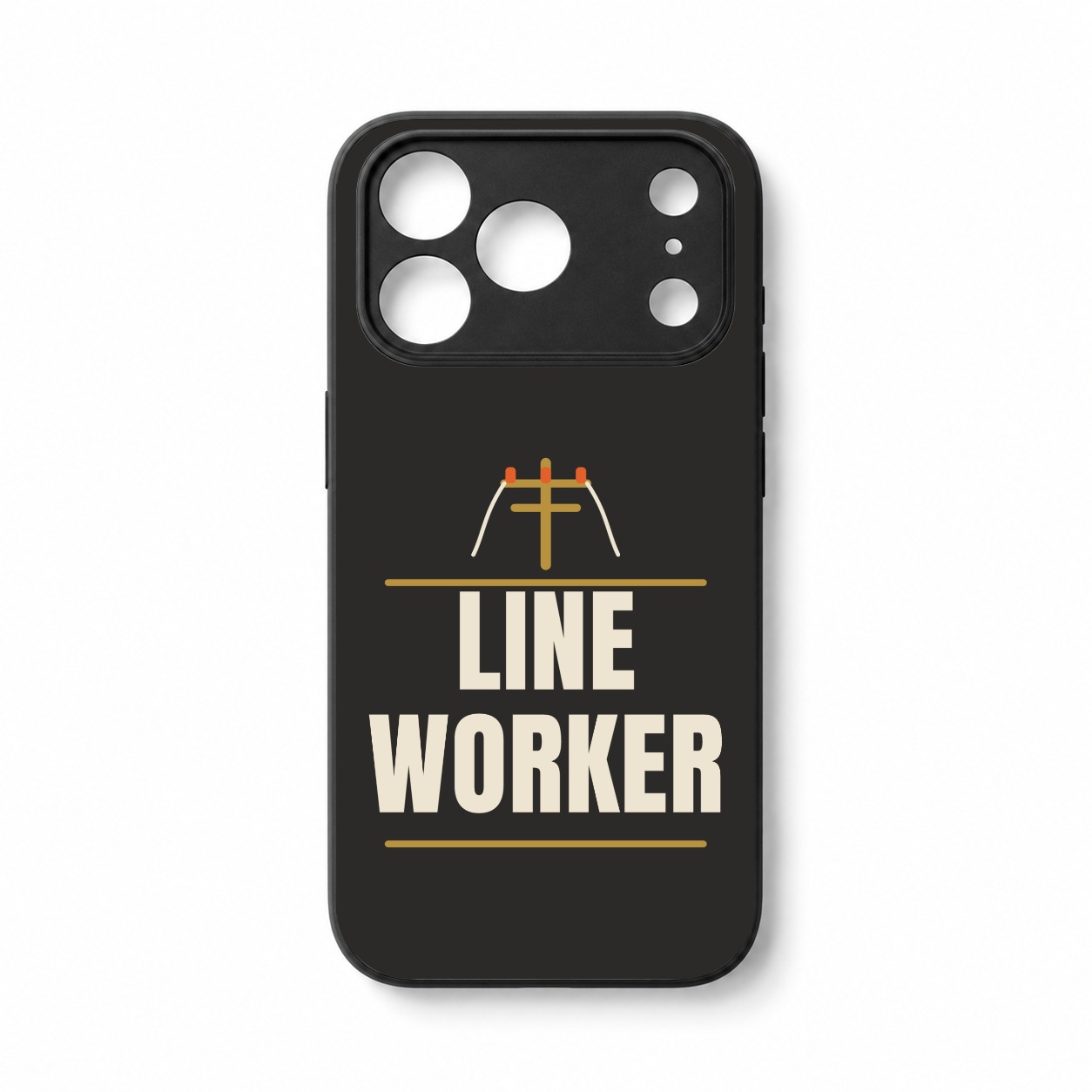 Line Worker iPhone Case — front