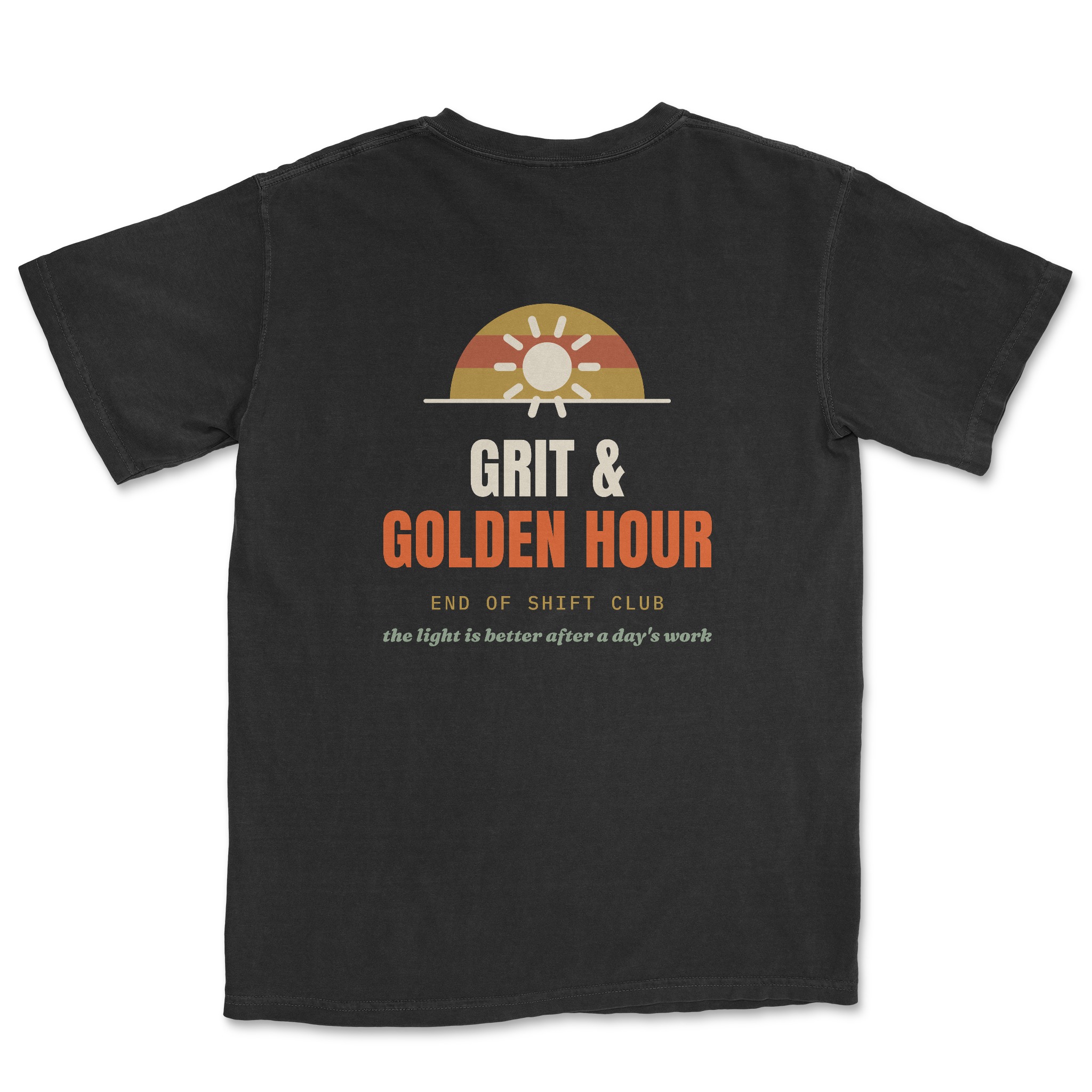 Grit & Golden Hour Tee — back