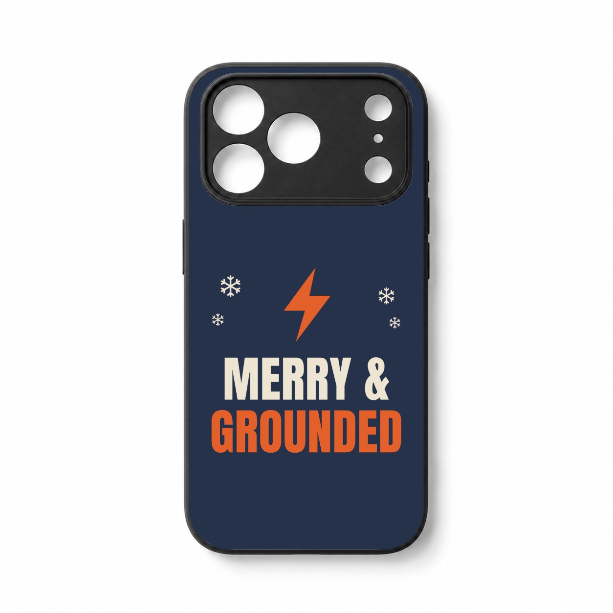 Merry & Grounded iPhone Case — Dreamship production preview
