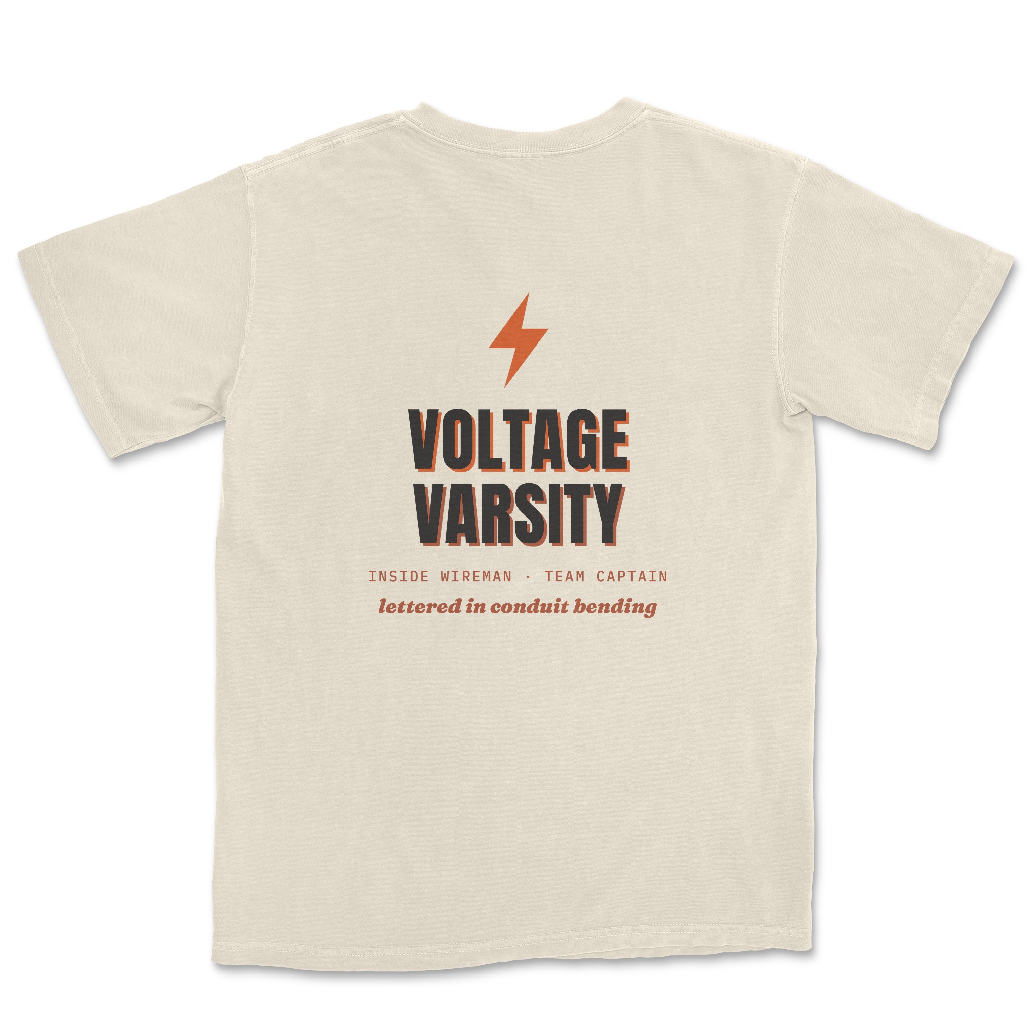 Voltage Varsity Tee — back