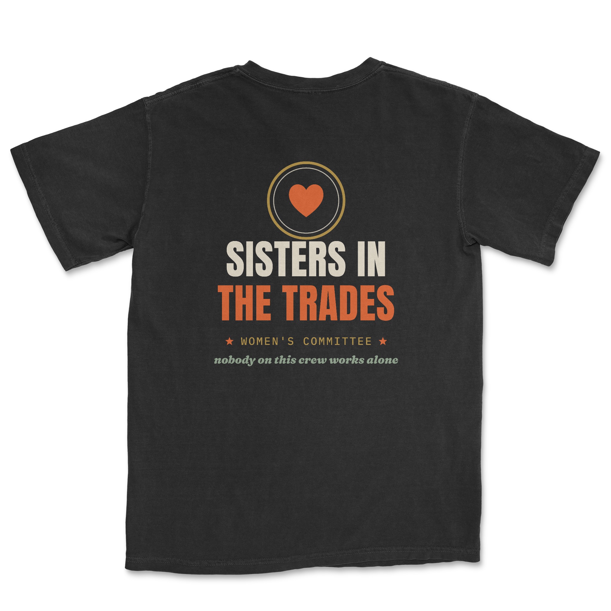 Sisters In The Trades Tee — back